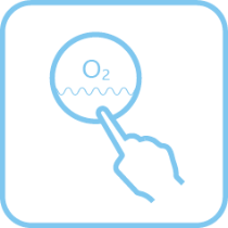 One-touch O₂ flush​