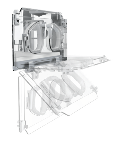 B3 access door with built-in damper